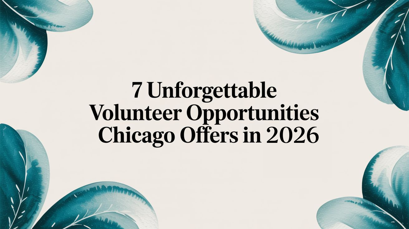 7 Unforgettable Volunteer Opportunities Chicago Offers in 2026
