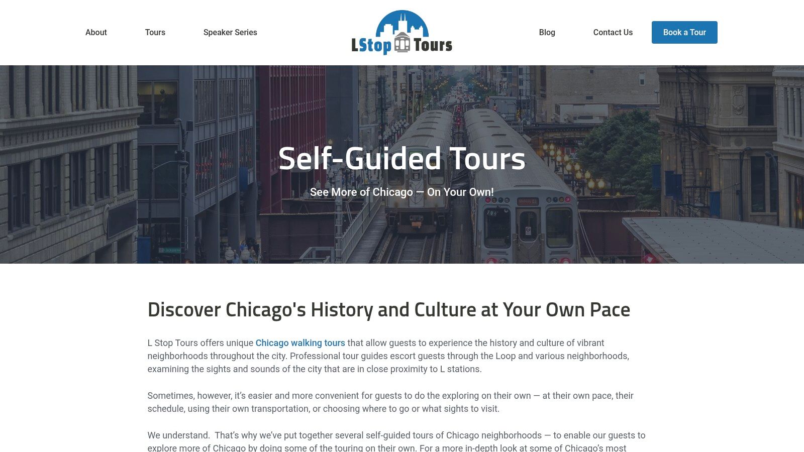 L Stop Tours – Self-Guided Neighborhood Tours (local operator)