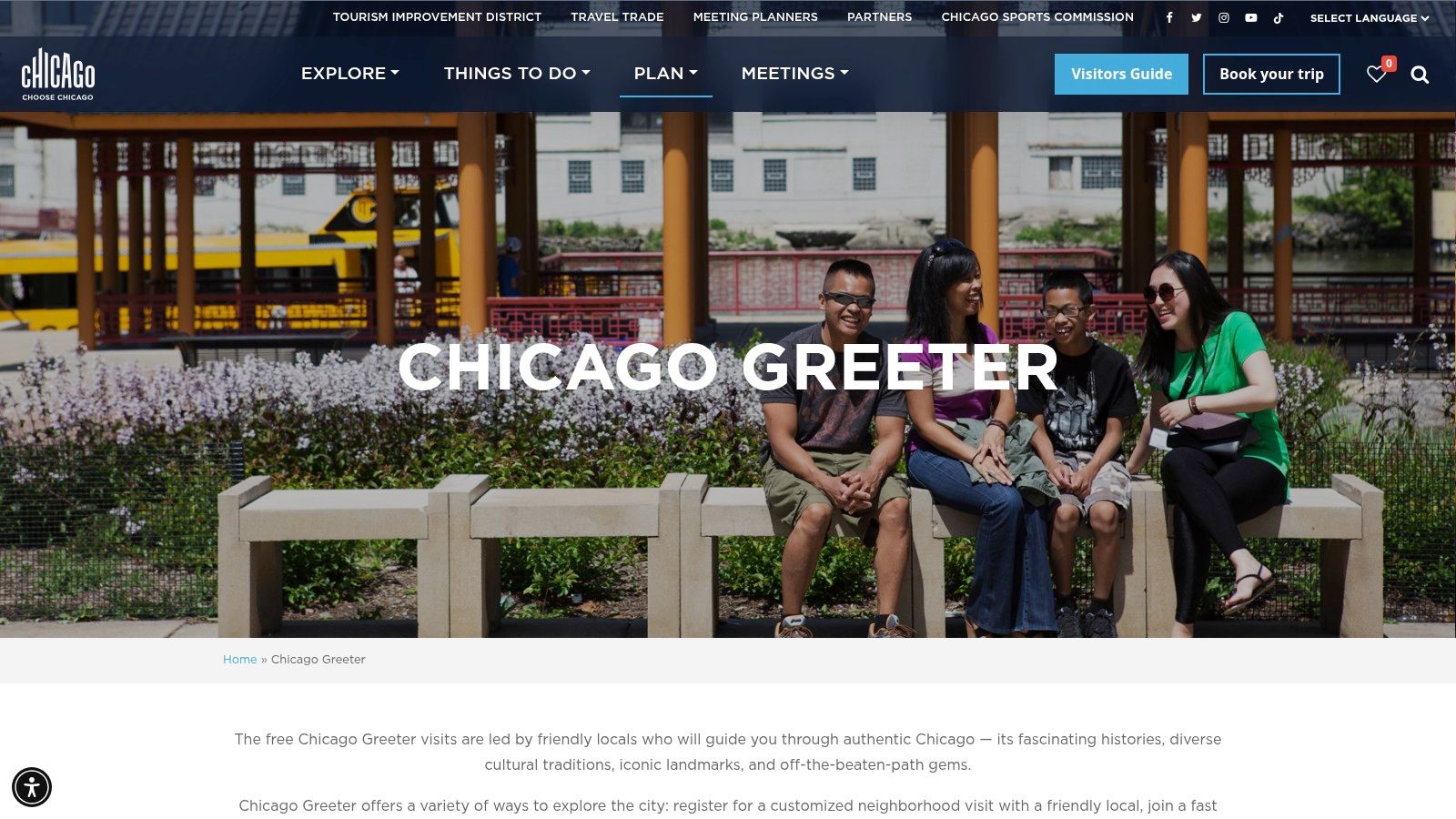 Choose Chicago – Chicago Greeter self-guided tours (official tourism board)