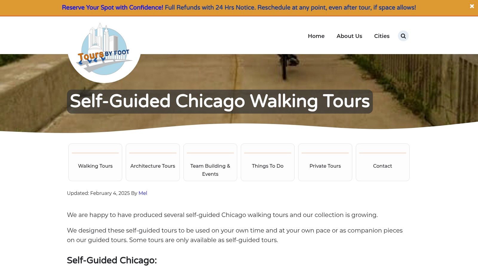Free Tours by Foot (FTBF) – Chicago self-guided routes