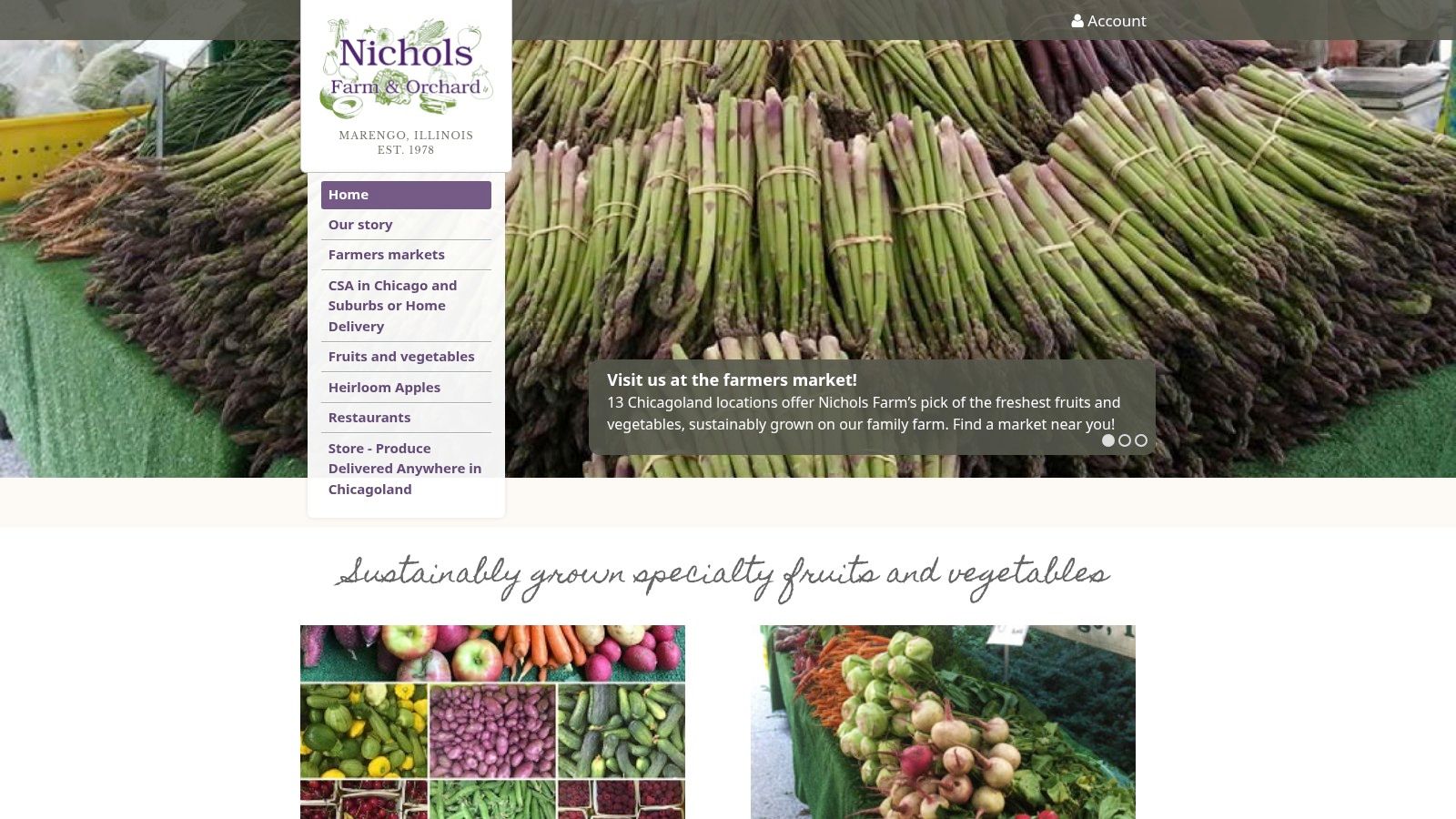 Nichols Farm & Orchard – Chicago + Suburbs CSA (fruit + veg)