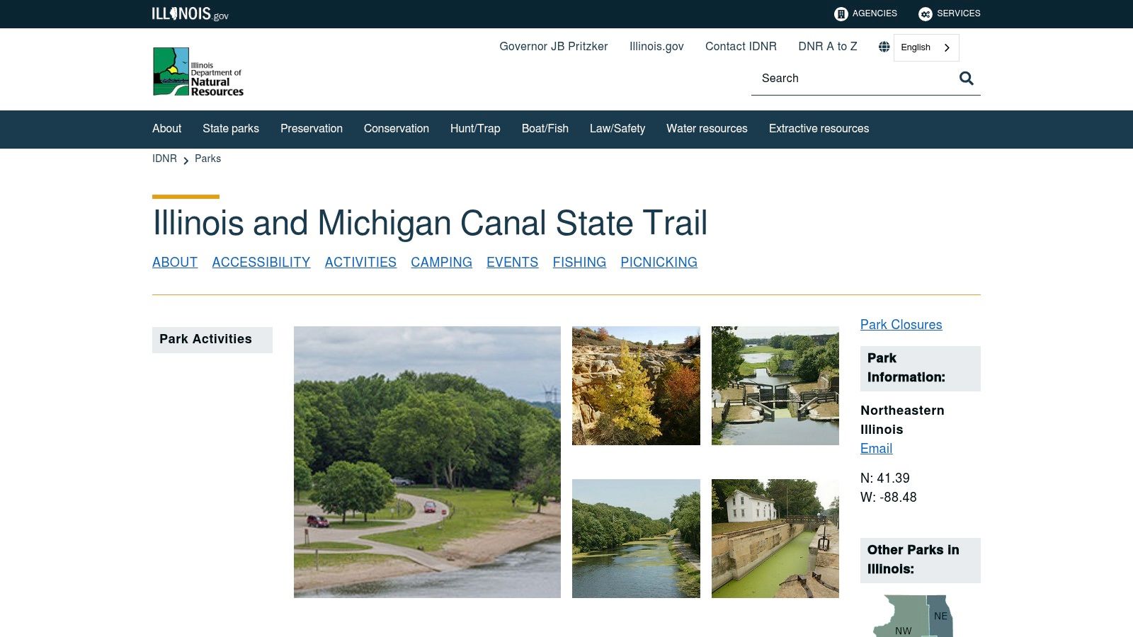 Illinois & Michigan (I&M) Canal State Trail