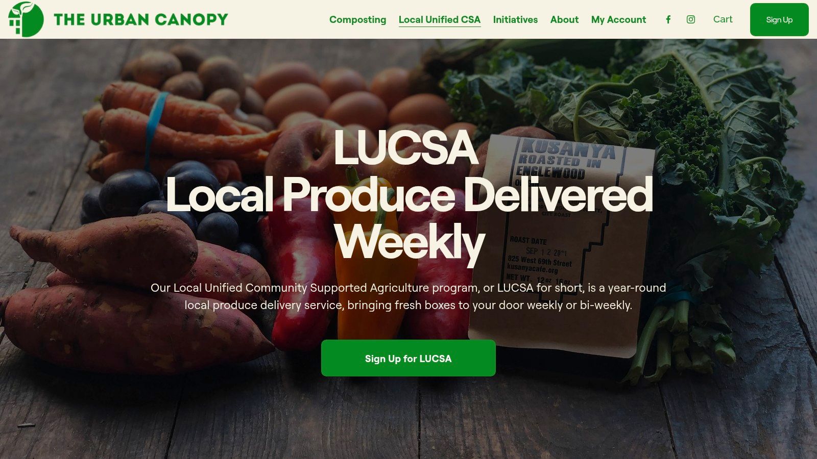 The Urban Canopy – LUCSA (Local Unified CSA)