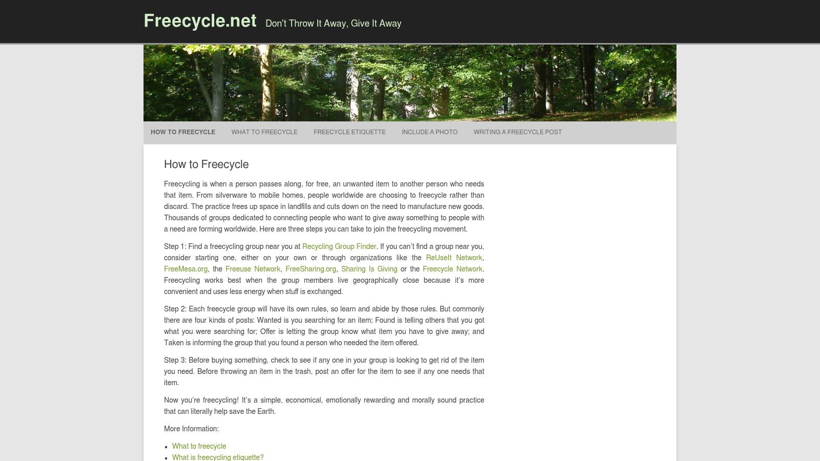 The Freecycle Network