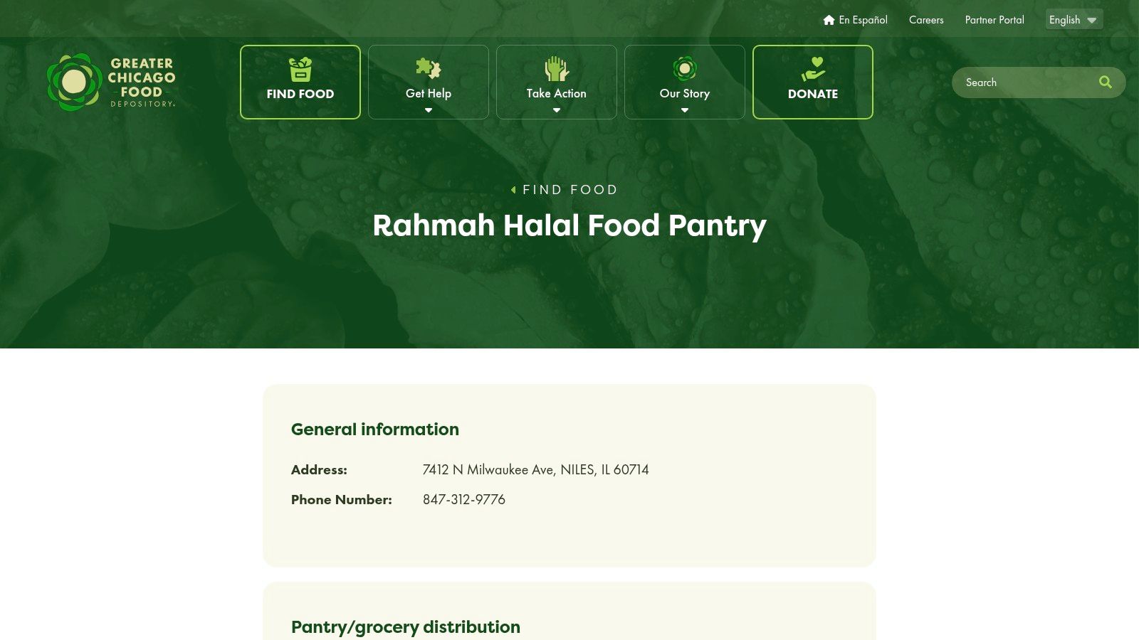Rahmah Halal Food Pantry (Niles)