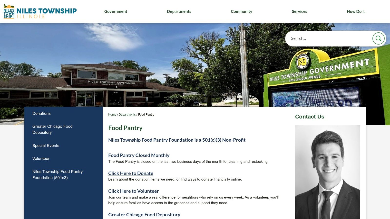 Niles Township Food Pantry (Official)