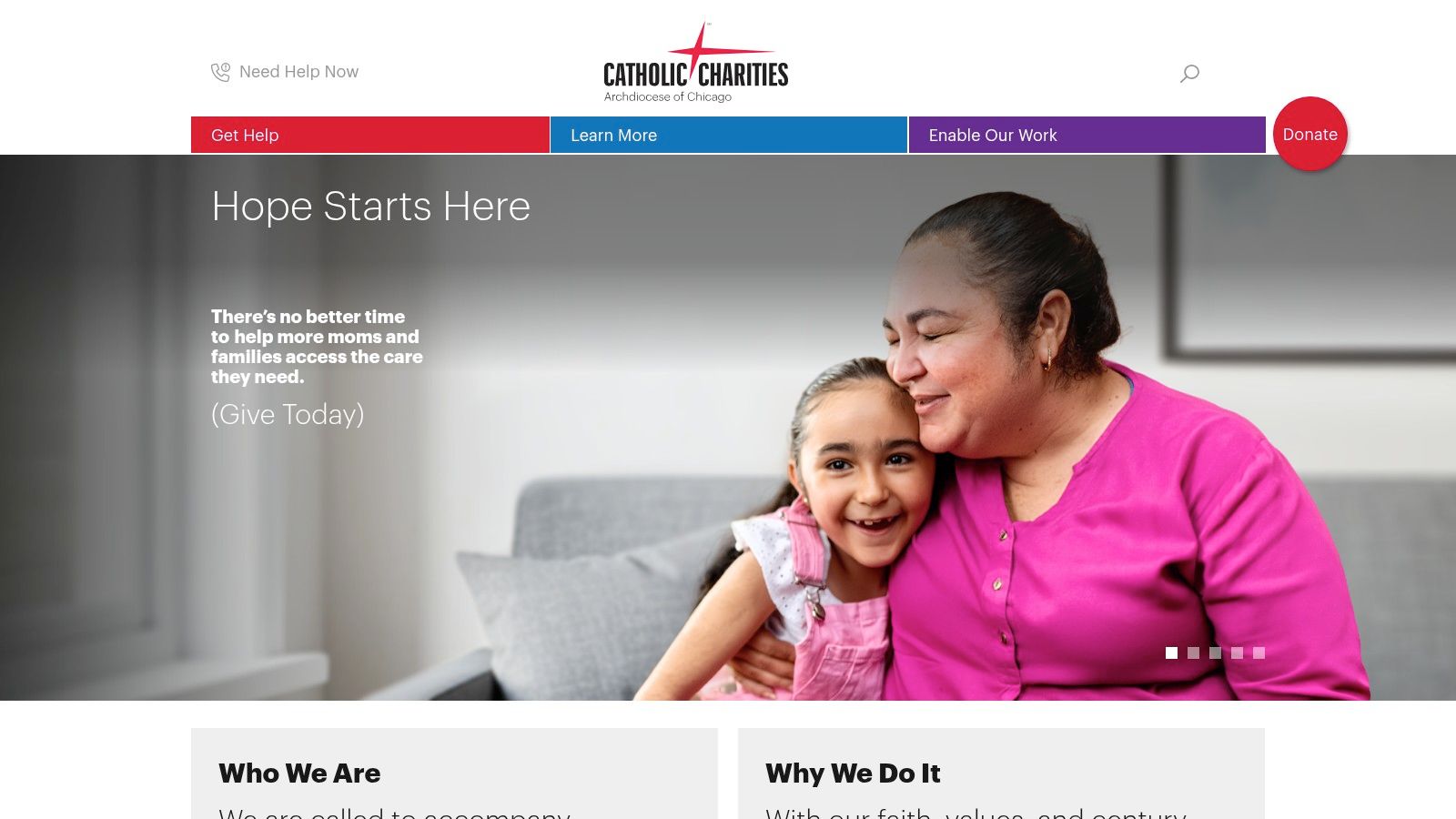 Catholic Charities, Evening Meal/Supper Programs