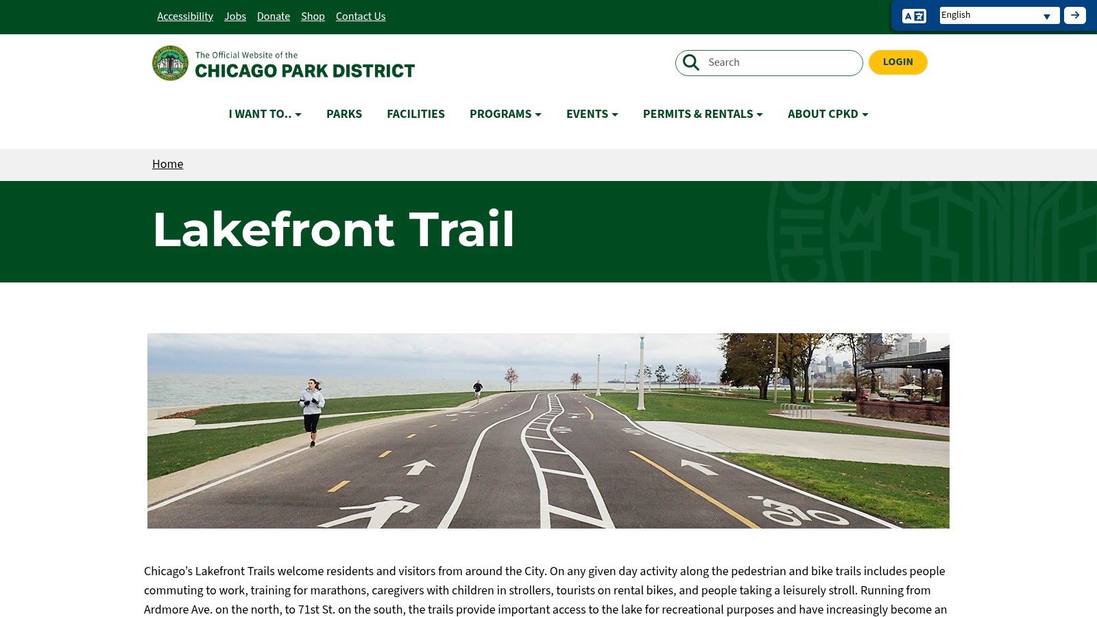 Chicago Lakefront Trail