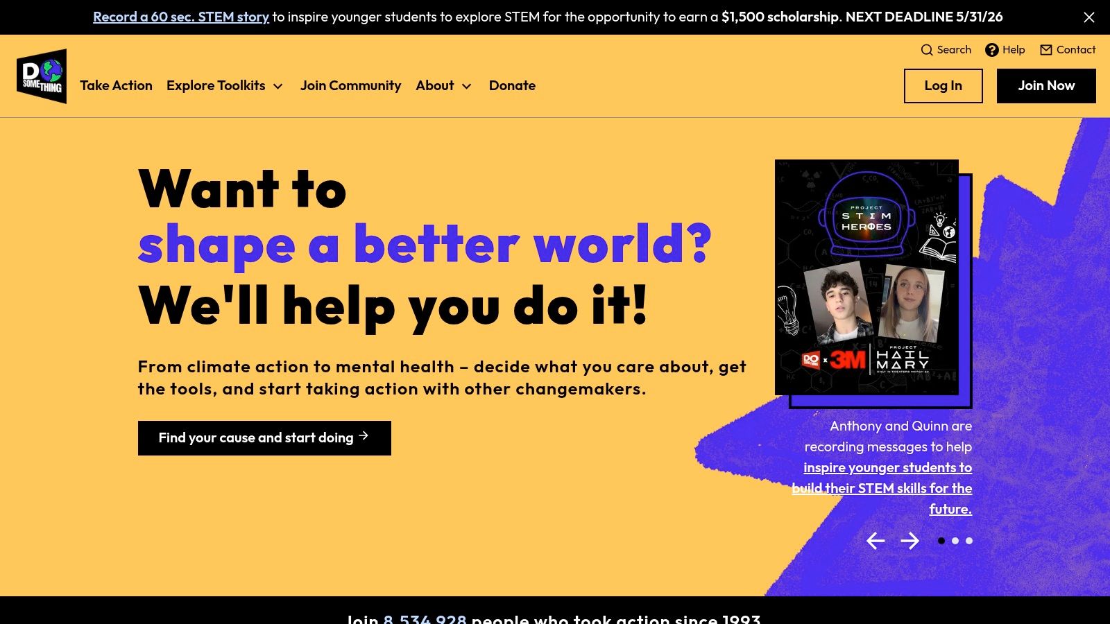 DoSomething.org, Online and Local Teen Campaigns