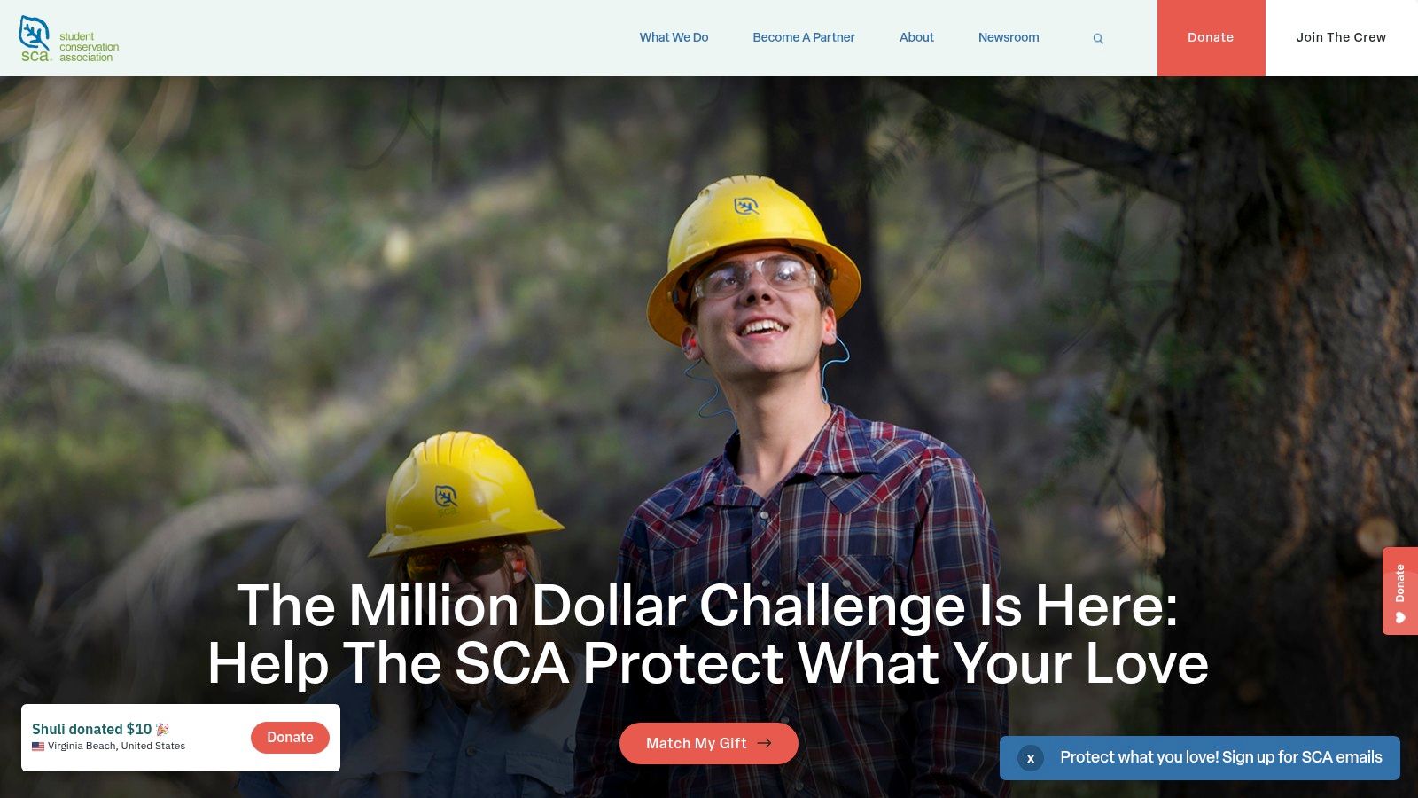 Student Conservation Association (SCA)