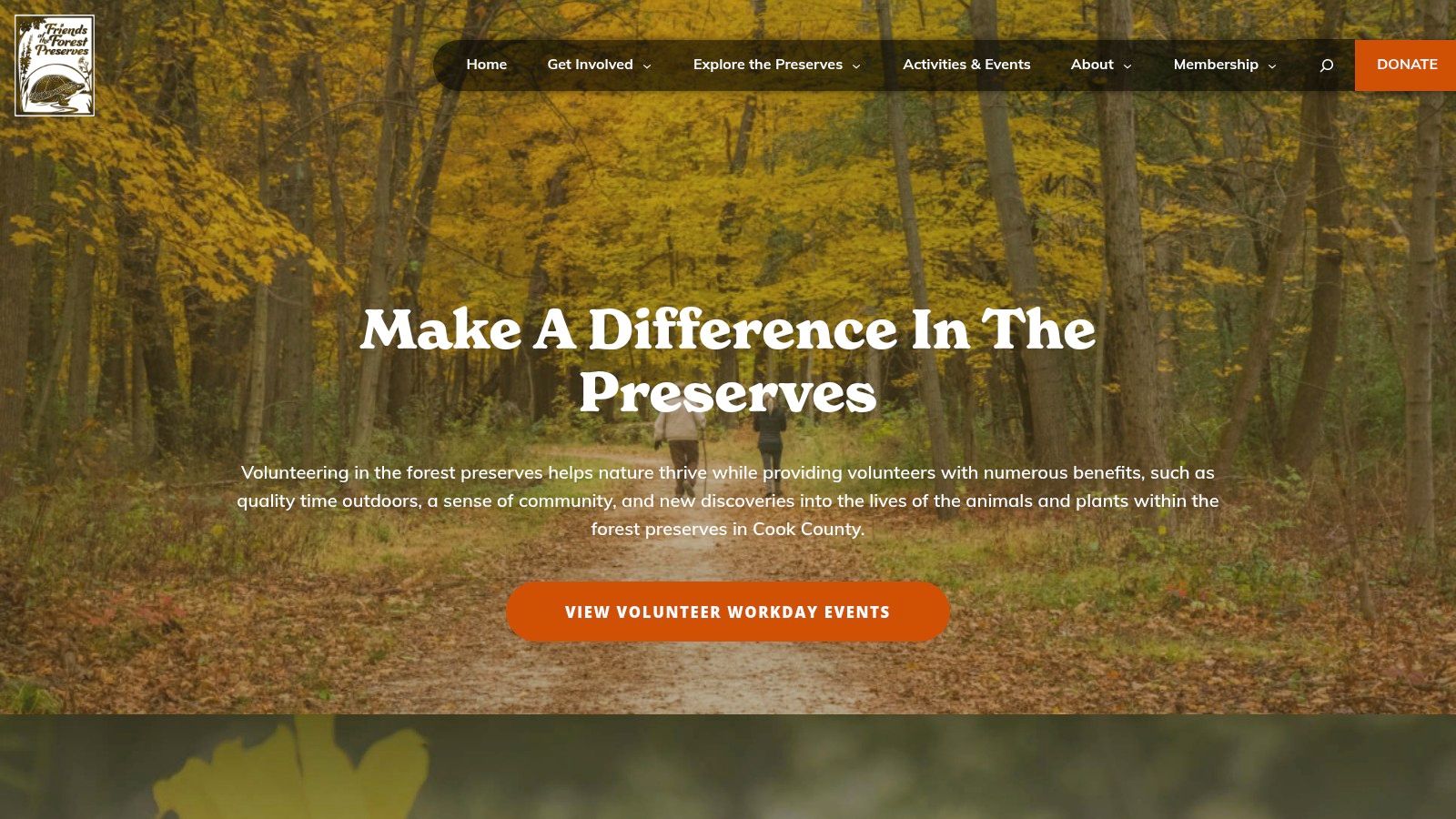 Friends of the Forest Preserves (Cook County), Restoration Workdays