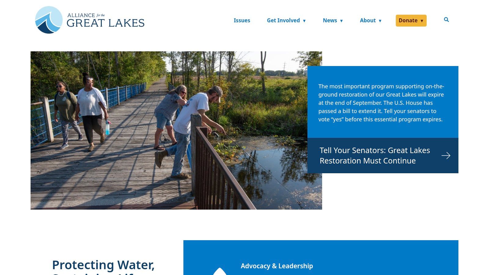 Alliance for the Great Lakes (Adopt‑a‑Beach)