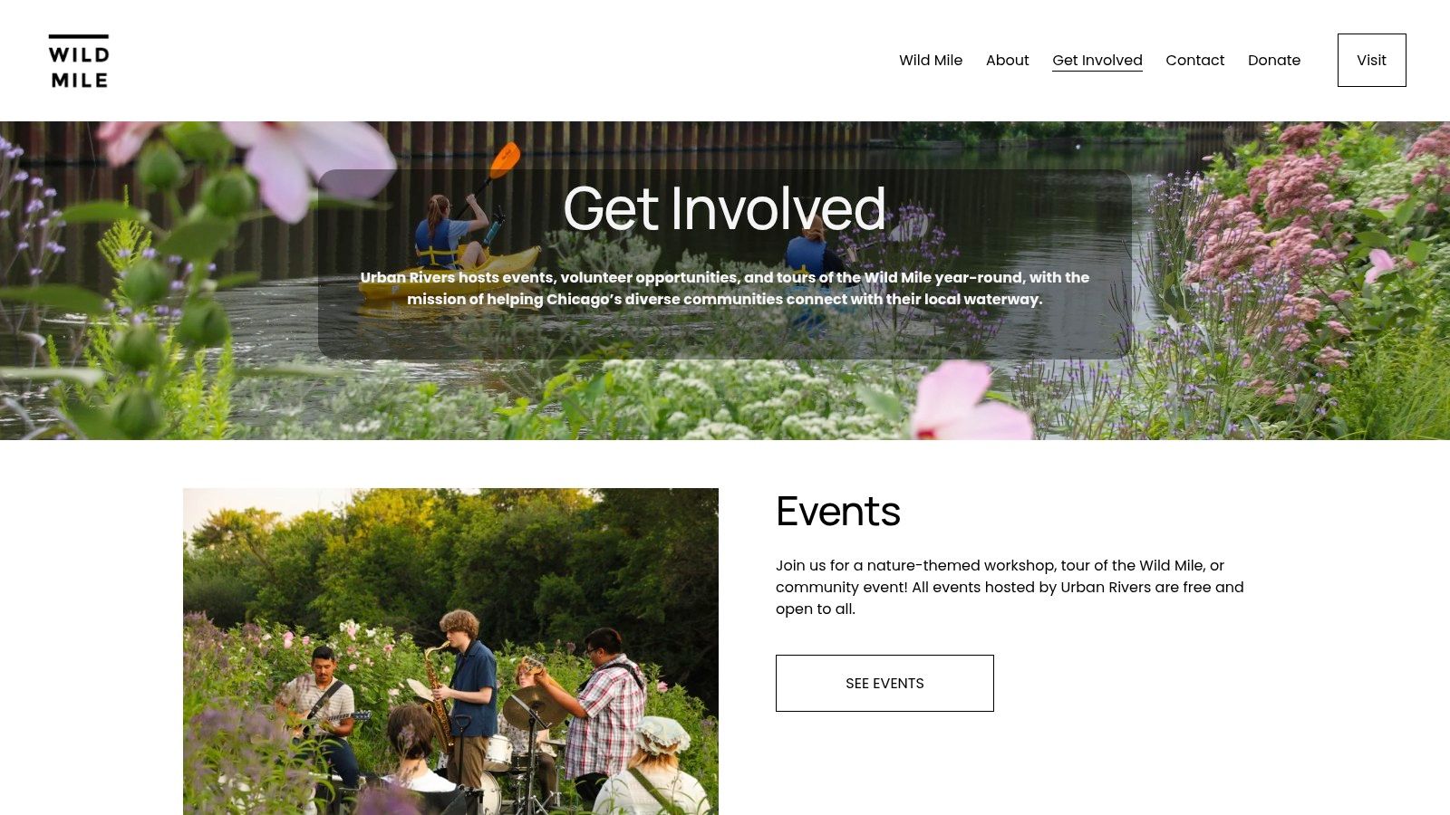 Urban Rivers – Wild Mile Chicago (Floating Park) Volunteers