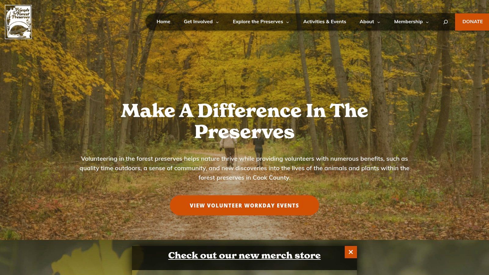 Friends of the Forest Preserves – Habitat Restoration Workdays (Cook County)