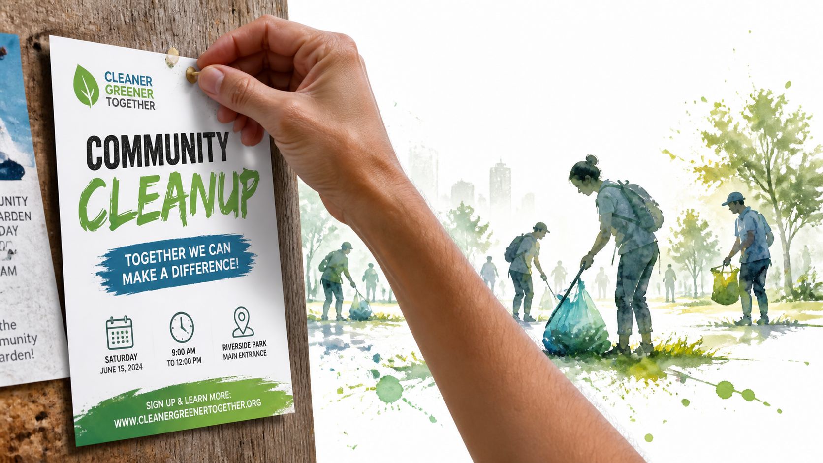 6 Community Cleanup Flyer Examples That Get Volunteers