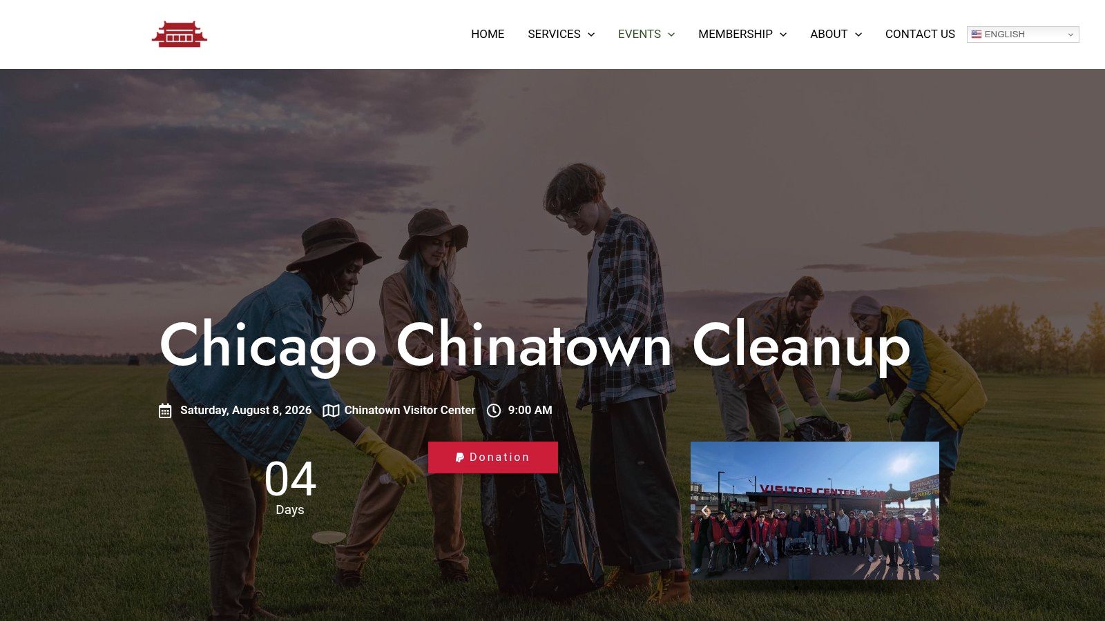 Chicago Chinatown Monthly Cleanup