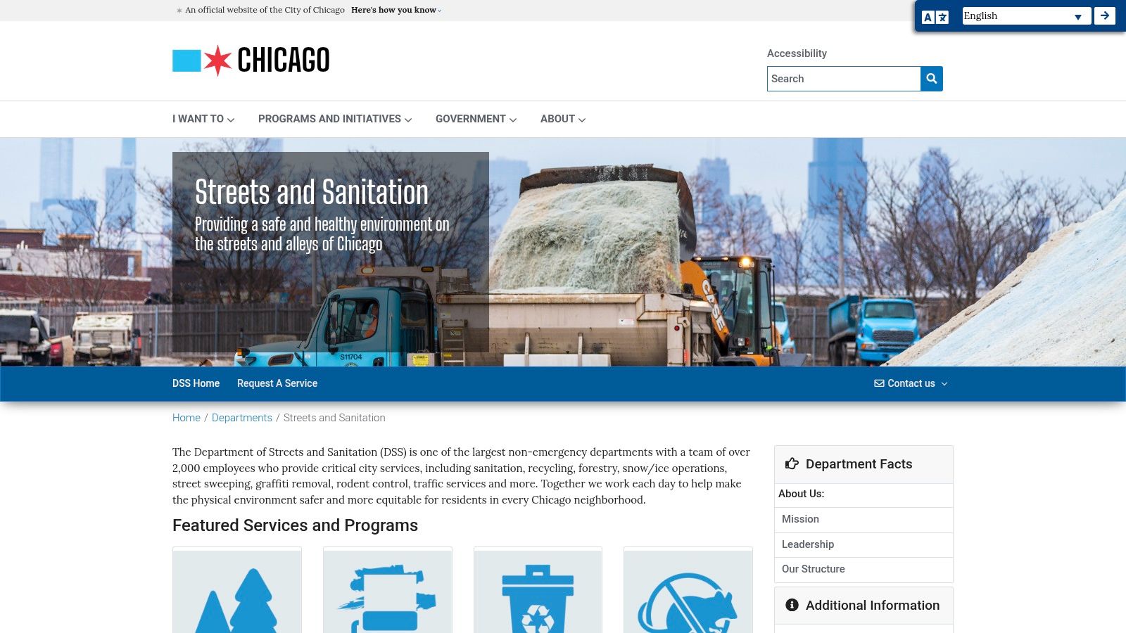City of Chicago Department of Streets & Sanitation