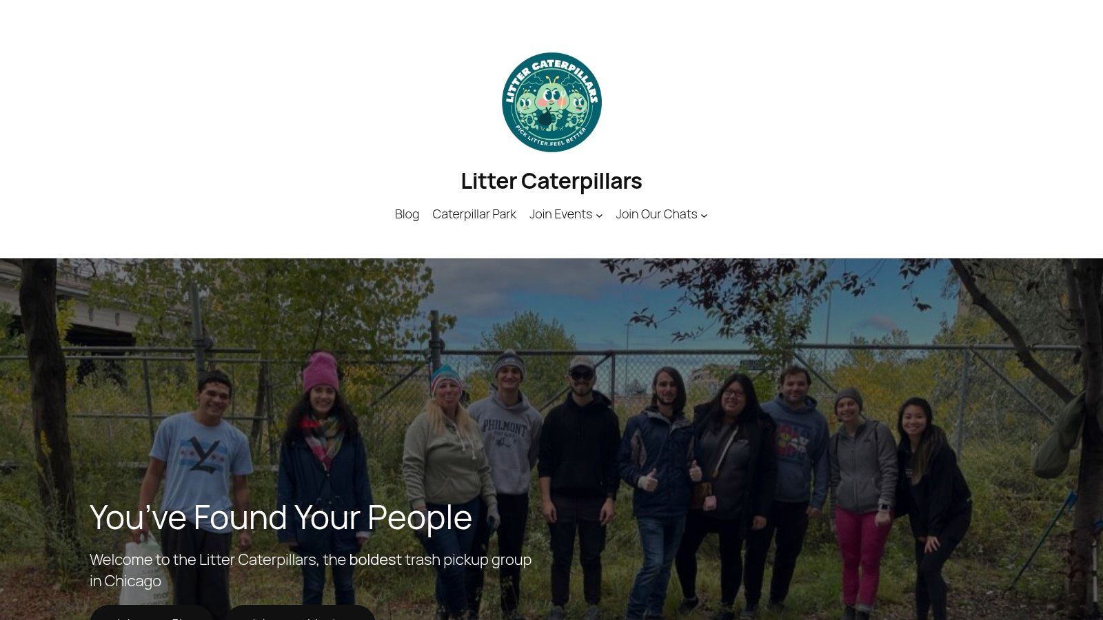 Screenshot from https://www.littercaterpillars.com