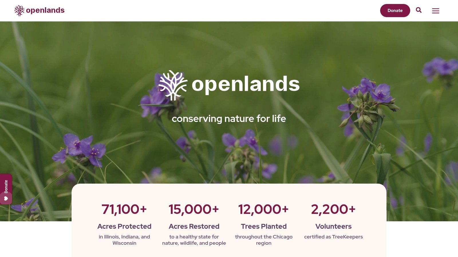 Openlands TreeKeepers and TreePlanters